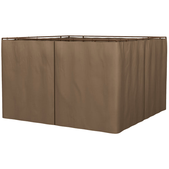 Outsunny Gazebo Curtain 10&