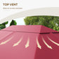 Outsunny Gazebo Replacement Canopy Top Cover 10&