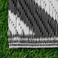 Outsunny Reversible Outdoor RV Rug, Patio Floor Mat, 5&