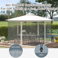Outsunny Replacement Mosquito Netting for Gazebo 10&