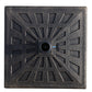 Outsunny Patio Umbrella Base: 18.5" Square Outdoor Resin Parasol Stand, Market Umbrella Holder for Deck, Bronze | The Comfy Couch Canada