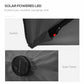 Outsunny 6x10FT Rectangular Patio Umbrella: Solar LED Lights Tilt Crank Outdoor Shade Dark Grey | The Comfy Couch Canada