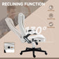 Vinsetto 6 Point Vibrating Massage Office Chair High Back Executive Chair with Reclining Back, Swivel Wheels, White | The Comfy Couch Canada