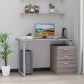 HOMCOM 47" Computer Desk: Multi-Use Reversible File Drawers, Metal Frame for Home Office Furniture | The Comfy Couch Canada