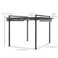 Outsunny Garden Gazebo 10&