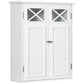 kleankin White Over Toilet Cabinet: Bathroom Wall Storage with Medicine Cabinet & Adjustable Shelf for Hallways & Living Rooms | The Comfy Couch Canada