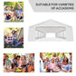 Outsunny 40’x20’ Heavy-duty Large Outdoor Carport Garage Party Event Tent Patio Gazebo Canopy w/ Removable Sidewall White | The Comfy Couch Canada