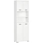 kleankin 72" Bathroom Linen Cabinet: Freestanding with Open Shelves & Cupboards in White | The Comfy Couch Canada