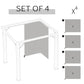 Outsunny Gazebo Curtain 10&
