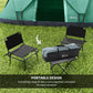 Outsunny 5-6 Person Family Tent, Outdoor Camping Tent with Lighting Hook, Carrying Bag for Camping, Hiking and Travelling, Green | The Comfy Couch Canada
