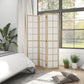 HOMCOM 3 Panel Room Divider, 5.6 ft Folding Wall Divider Room Partition for Home Office, Bedroom | The Comfy Couch Canada