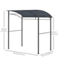 Outsunny BBQ Grill Gazebo 7&