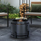 Outsunny Smokeless Fire Pit with Ash Catcher, Portable Wood Burning Firepit with Poker for Garden Camping Bonfire Party, Black | The Comfy Couch Canada