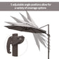 Outsunny Cantilever Hanging Patio Umbrella: 10ft 360° Rotatable Aluminum with Cross Base, Grey | The Comfy Couch Canada