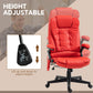 HOMCOM Heated Massage Office Chair High Back Executive with Vibrating, Swivel, Ergonomic Faux Leather | The Comfy Couch Canada