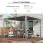 Outsunny Outdoor Aluminium Pergola 9.5&