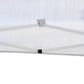 Outsunny Folding Pop Up Tent 10x10ft Outdoor Gazebo Canopy White w Carrying Bag | The Comfy Couch Canada