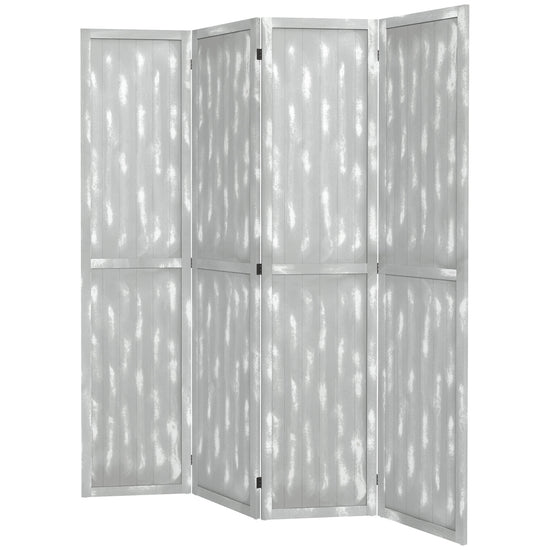 HOMCOM Screen Divider Room Divider Screen with Foldable Design for Indoor Bedroom Office 5.5&
