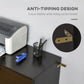 Vinsetto Secure Vertical File: 2 Locking Drawers with Hanging Rails for A4 Home Office Document Organization, Espresso | The Comfy Couch Canada
