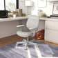 Vinsetto Office Chair, Small Computer Desk Chair with Mesh Back, Swivel Security Castors, Arm, Grey | The Comfy Couch Canada
