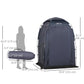 Outsunny 60" x 60" x 82" Shower Tent Changing Room Privacy Portable Camping Shelters with Windows &  Floor Mat, Dark Blue | The Comfy Couch Canada