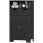 kleankin Freestanding Bathroom Cabinet with Adjustable Shelf and Drawers, Small Cabinet for Bathroom, Living Room, Black | The Comfy Couch Canada