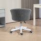 Vinsetto Armless Office Chair, Fluffy Computer Desk Chair with Adjustable Height, Swivel Wheels, Mid Back, Grey | The Comfy Couch Canada