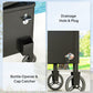 Outsunny 80-Qt Outdoor Patio Cooler Cart, Rolling Ice Chest with Adjustable Handle, Wheels, Bottle Opener, Drainage, Outdoor Beverage Cooler Bar Cart for Party BBQ Camping, Black | The Comfy Couch Canada