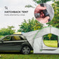 Outsunny 2000mm Waterproof SUV Tent, Car Tent with 3 Doors and Mesh Window, for 5-6 Person Camping Travel, Grey and Green