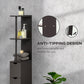 HOMCOM Freestanding Pantry Cabinet: Bathroom/Kitchen Storage Unit with Adjustable Shelves | The Comfy Couch Canada