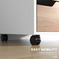 HOMCOM Mobile File Cabinet 3 Drawers Vertical Filing Organizer Wheels Office Storage Oak Furniture | The Comfy Couch Canada