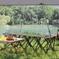 Outsunny Portable 4-Seater Folding Camping Chair, Team Bench Chair with Carry Bag for Soccer Football Team, No Assembly