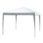Outsunny Folding Pop Up Tent 10x10ft Outdoor Gazebo Canopy White w Carrying Bag | The Comfy Couch Canada