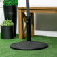 Outsunny 31lb Concrete Patio Umbrella Base: Outdoor Round Weight Stand for Lawn, Deck & Garden, Black | The Comfy Couch Canada