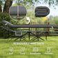 Outsunny 26.8" Wide Folding Bed, Camping Cot for Adults with Mattress, Carry Bag, Max Load 330 LBS, Dark Grey | The Comfy Couch Canada