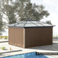 Outsunny Gazebo Curtain 10&