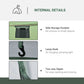Outsunny 5 Person Camping Tent, Easy Pop Up Tent with Doors, Windows and Carry Bag, Automatic Setup Tent for Hiking, Dark Green | The Comfy Couch Canada