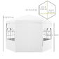 Outsunny 13 ft Party Tent Wedding Gazebo Outdoor Waterproof PE Canopy Shade with 6 Removable Side Walls | The Comfy Couch Canada