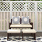 Outsunny 3 Pieces PE Rattan Patio Furniture Wicker Conversation Sofa Sets w/ Multi-functional Footstools and Two Pillows, Beige | The Comfy Couch Canada