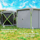 Outsunny 11 x11ft Pop Up Gazebo, Outdoor Camping Tent with Removable Roof & Roll-Up Wind Panels for Backyard & Campsite | The Comfy Couch Canada