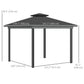 Outsunny Outdoor Hardtop Gazebo: 10&