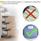 HOMCOM Mobile File Cabinet 3 Drawers Vertical Filing Organizer Wheels Office Storage Oak Furniture | The Comfy Couch Canada