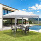 Outsunny Folding Pop Up Tent 10x10ft Outdoor Gazebo Canopy White w Carrying Bag | The Comfy Couch Canada