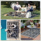 Outsunny Reversible Outdoor RV Rug, Patio Floor Mat, 6&