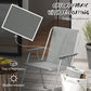 Outsunny 2 Pack Outdoor Folding Chair Set, Portable Camping Chairs with Armrest, Oxford Fabric Seat, Outdoor Chairs, Grey | The Comfy Couch Canada