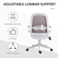 Vinsetto Breathable Fabric Office Chair 360° Swivel Task Chair with Flip-up Arms Adjustable Height Desk Chair Pink | The Comfy Couch Canada