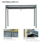 Outsunny Metal Frame Pergola Gazebo 10x7ft with Retractable Canopy Outdoor Patio Sun Shelter Water-Proof Yard Shade Grape Tent | The Comfy Couch Canada