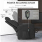 HOMCOM Power Lift Recliner Chair with Remote Control Side Pocket for Living Room Home Office Study Grey | The Comfy Couch Canada