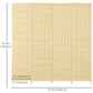 HOMCOM Woven Bamboo Room Divider: 4-Panel Folding Indoor Privacy Screens for Home Office, 71"x71"x0.6", Natural | The Comfy Couch Canada