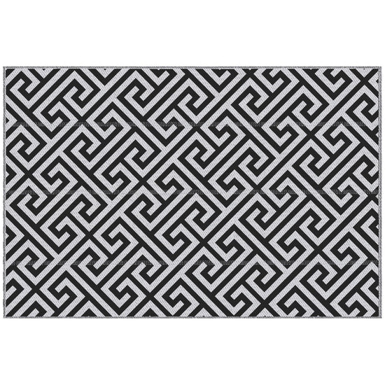 Outsunny Reversible Outdoor RV Rug, Patio Floor Mat, 5&